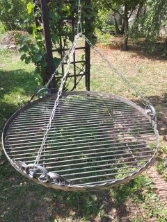 80 cm rošt na Grill trojnožkový rošt kovaný ručne vyrobený Poľsko